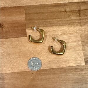 Madewell Gold Hoop Earrings